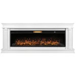 Каминокомплект: Очаг Royal Thermo Aurora RTFP/P-AR60LS, портал Olympia 60, белый 2