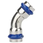 Угольник VARMEGA 45гр. двухраструбный Inox Press 42x42 1
