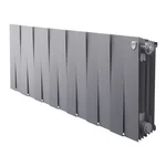 Радиатор биметаллический Royal Thermo PianoForte 300 Серебристый - 14 секц. 1