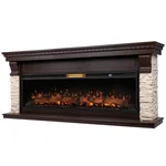 Каминокомплект: Очаг Royal Thermo Aurora RTFP/P-AR60LS, портал Michigan 60, камень мол., шп. тем.дуб 1