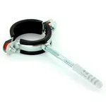 Хомут Uni-Fitt 2 1/2" (75-80 мм) с резиновым уплотнителем, шпилькой и дюбелем 1