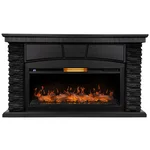 Каминокомплект: Очаг Royal Thermo Aurora RTFP/P-AR40LS, портал Porto 42/40/36 камень чер. шп. венге 2