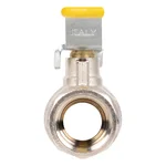 Кран шаровый Royal Thermo EXPERT для газа 1/2", ВВ, стальной рычаг 4