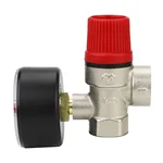 Клапан предохранительный VARMEGA 1/2" ВР-ВР, 6 бар, мембранный, с манометром, VM16617 2