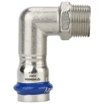 Угольник VARMEGA раструбный Inox Press НР 22x1/2" 1