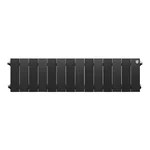 Радиатор биметаллический Royal Thermo PianoForte 200 Чёрный- 14 секц. 2