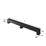 Конвектор напольный Royal Thermo STEP-130/180/2900-2-N-BL-LG-BL 2