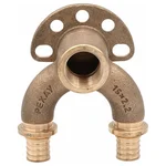 Угольник REHAU настенный ВР 16/16-1/2" RX+ короткий , бронза 1