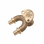 Угольник REHAU настенный ВР 16/16-1/2" RX+ короткий , бронза 2