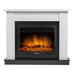 Каминокомплект:Очаг Electrolux EFP/P-2520LS, портал Canto 25 белый 2