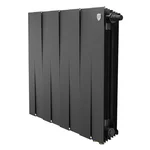 Радиатор биметаллический Royal Thermo PianoForte 500 Чёрный VR80 - 8 секц. 1