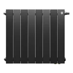 Радиатор биметаллический Royal Thermo PianoForte 500 Чёрный VR80 - 8 секц. 2