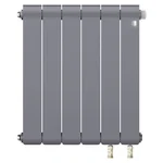Радиатор биметаллический Royal Thermo Infinity 500 Silver Satin VR80 - 6 секц. 2