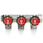 Коллектор модульный ELSEN 3/4" 4х3/4" ЕК TIN латунь 2