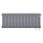 Радиатор биметаллический Royal Thermo Infinity 300 Silver Satin VR80 - 12 секц. 2