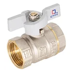 Кран шар. CTM СТАНДАРТ для воды 3/4" г/г бабочка CWFFB034 1