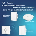 Вентилятор вытяжной серии Rainbow EAFR-150TH white с таймером и гигростатом 7