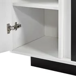 Каминокомплект: Очаг Electrolux EFP/P-3020LS N, портал Como 30 белый, черный, р/в 4