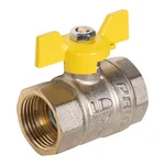 Кран шаровой латунный LD Pride 47.25.В-В.Б GAS Ду25 Ру40 (бабочка) 1