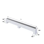 Конвектор напольный Royal Thermo STEP-180/180/2100-3-N-WT-LG-NA 2