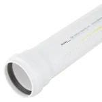 Труба Ostendorf 110x500мм SKEM бесшумная светло-серая PP-MD 1