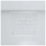 Труба Ostendorf 110x500мм SKEM бесшумная светло-серая PP-MD 3