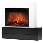 Каминокомплект: Очаг Electrolux EFP/P-3020LS N, портал Combi 30 белый, черный, р/в 1