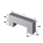 Конвектор напольный Royal Thermo STEP-130/130/700-2-N-SS-LG-NA 2