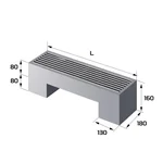 Конвектор напольный Royal Thermo STEP-80/180/500-1-N-SS-LG-NA 2