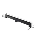 Конвектор напольный Royal Thermo STEP-130/130/2800-2-N-BL-LG-BL 2