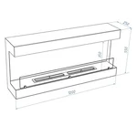Биокамин Royal Thermo RTBFP-W120V View 7