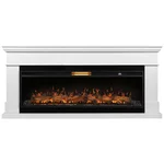 Каминокомплект: Очаг Royal Thermo Aurora RTFP/P-AR60LS, портал California 60 W, белый 2