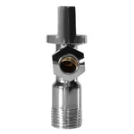 Кран шаровый угловой Royal Thermo OPTIMAL для подкл. с/т приборов 1/2"х3/8" 4