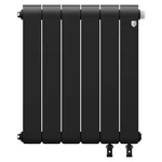 Радиатор биметаллический Royal Thermo Infinity 500 Noir Sable VR80 - 6 секц. 2