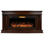 Каминокомплект: Очаг Royal Thermo Aurora RTFP/P-AR40LS, портал Olympia 42/40/36, канадский дуб 2