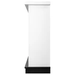 Каминокомплект: Очаг Electrolux Infinity EFP/P-1600ULS N, портал Canto Long белый, черный 3