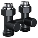 Узел нижнего подключения Royal Thermo Design прямой 1/2"х3/4" EK (черный) 1