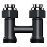 Узел нижнего подключения Royal Thermo Design прямой 1/2"х3/4" EK (черный) 5