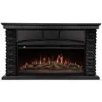 Портал Firelight Porto 40 камень черный шпон венге 2