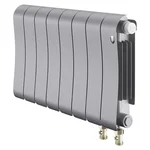 Радиатор биметаллический Royal Thermo Infinity 300 Silver Satin VR80 - 8 секц. 1