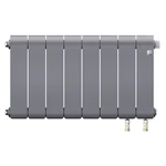 Радиатор биметаллический Royal Thermo Infinity 300 Silver Satin VR80 - 8 секц. 2