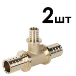 Тройники аксиальные Royal Thermo переходные 25x16x25 упаковка 2шт 1
