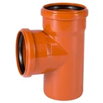 Тройник Ostendorf 250х250x87гр. KGEA НК PVC рыжий 1
