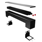Конвектор напольный Royal Thermo STEP-180/130/1000-3-N-WT-LG-NA 3