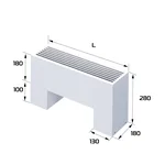Конвектор напольный Royal Thermo STEP-180/180/500-3-N-WT-LG-NA 2