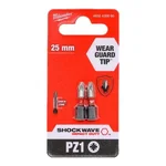 Насадка Milwaukee SHOCKWAVE PZ1 25мм (упак_2) 4932430860 1
