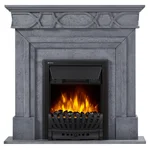 Каминокомплект Firelight: Очаг Classic EFP/P-1020LS, портал Antico Classic серый 2