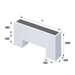 Конвектор напольный Royal Thermo STEP-180/130/700-3-N-WT-LG-NA 2