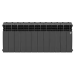 Радиатор биметаллический Royal Thermo BILINER B 350 Чёрный - 12 секц. 2