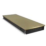 Конвектор внутрипольный Royal Thermo ATRIUM TURBO-90/400/2600-DG-U-AU 2